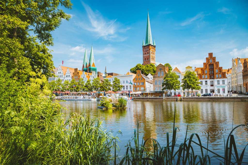 Lübeck view over the Trave