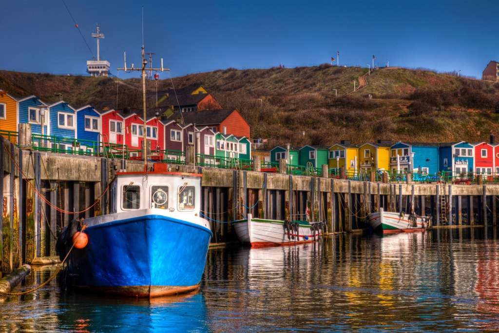 Heligoland – lobster shacks