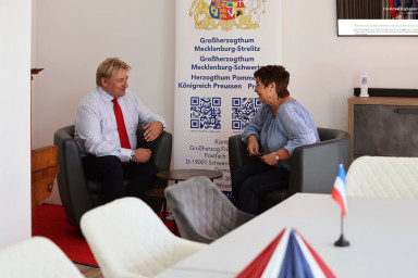 His Royal Highness Grand Duke Friedrich Maik im Gespräch